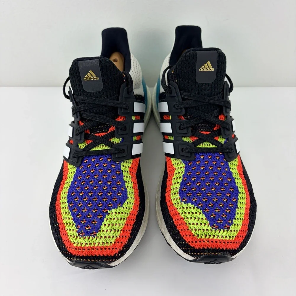 Adidas Women's UltraBoost Rainbow Knit Running Shoes‎ Black Size 7 US EU 38 2/3